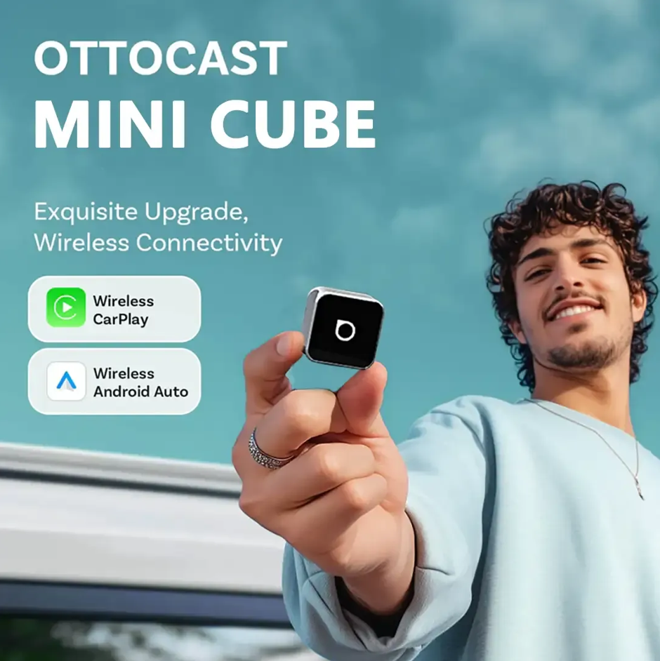 Ottocast 3.0 Mini Wireless CarPlay & Android Auto Adapter